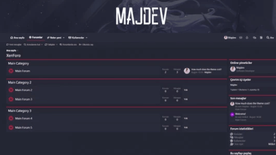 MX Dark - Адаптивный