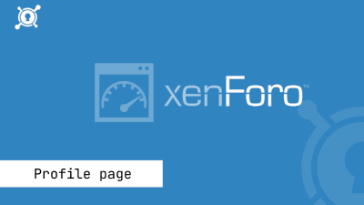 Profile page - XenForo плагин