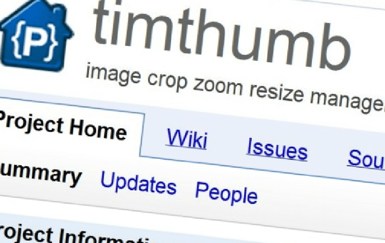 TimThumb v1.0 - Кадрирование картинок